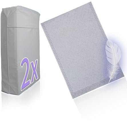 DeLuxe ZVG® 100 Stk. Premium Einmal Waschlappen - Höchste klinische Standards - Einweg Waschlappen - Einweg Waschhandschuhe - Optimal für Babys und Erwachsene (XL, 100, Stück)