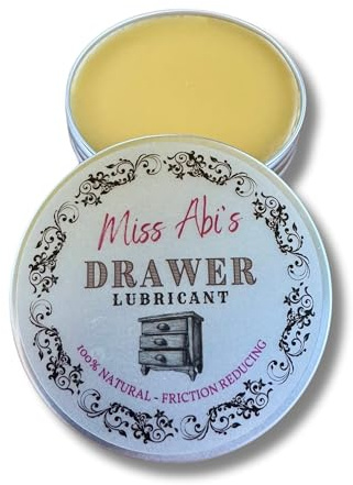 Miss Abi’s Drawer Lubricant - Wax for Draws, Wooden Draw Slide Lubricant, Stiff Drawer Runner, Wood Draw Wax