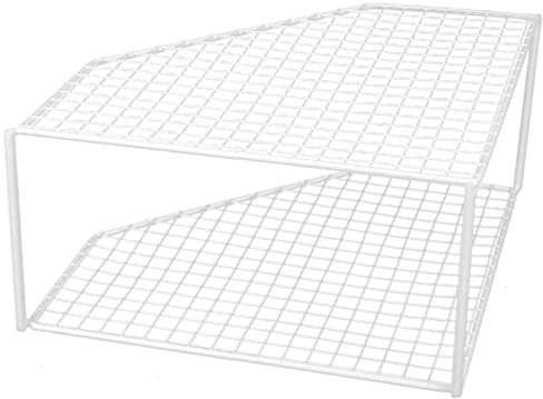 HOLIDYOYO Kitchen Pot Rack Draining Pot Holder Table Top Organizer Corner Shelf Unit for Small Shelf Stand Household Pan Organizer Kitchen Supplies