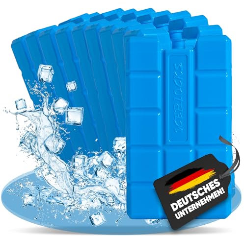 NEMT 10 Stück 400 ml Kühlakkus Kühlelemente für Kühltasche oder Kühlbox bis 20 h Kühlpack Kühlakku