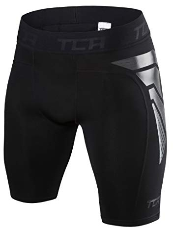 TCA Shorts Carbonforce Termici a Compressione per Uomo - Nero, XL