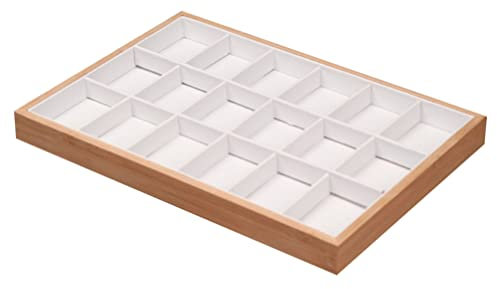 Holibanna Boîte De Rangement Pour Bijoux Organisateur Pratique Avec Compartiments Pour Boucles Oreilles Bracelets Et Colliers Idéale Pour Maison Boutiques