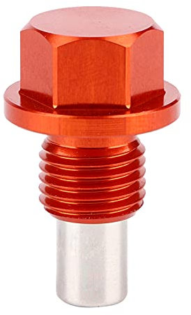 Tappo di Scarico Dell'olio, Vite Magnetica del Tappo di Scarico Dell'olio, Bullone a Vite della Coppa Dell'olio di Modifica in Lega di Alluminio per Auto(M12*1.25)