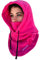 Ayesphere Sturmhaube, Sturmhaube für Herren und Damen, Balaclava, Motorrad-Sturmhaube, Halswärmer für Herren und Damen, Thermo-Sturmhaube, Fleece-Futter, Mütze, Schal mit Kapuze, fuchsia, One size