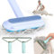 Blanlody Multifunctional Pet Hair Remover,2 Pcs Carpet Scraper,4 in 1 Dog Hair Remover, Reusable Cat Hair Remover for Dog and Cat,Adjustable Lint Brush for Carpet,Sofa,Bedding,Clothes and Furniture