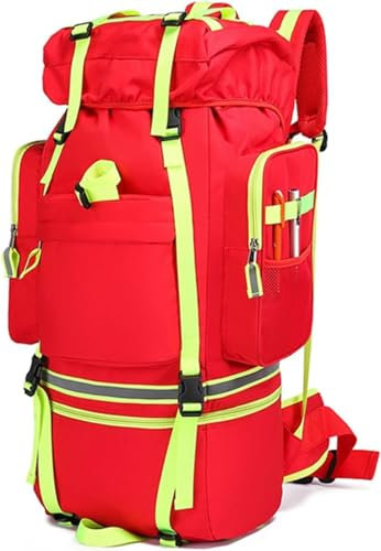 Notfallrucksack mit großer Kapazität, Erste-Hilfe-Set, Trauma-Rucksack, wasserdichter medizinischer Rucksack mit mehreren Taschen, Wildnis-Survival-Ausrüstungstasche