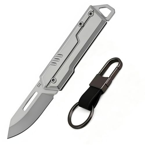 1 Pieces Folding EDC Pocket Knife, Multi Tool with Cutting Function,Ergonomic Stainless Steel Foldable Multifunctional Small Pocket Box Opener,Pocket Gadgets for Men Outdoor, Camping, Hiking
