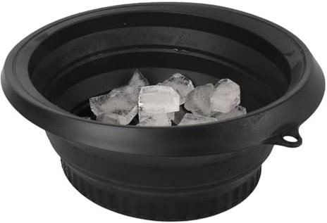 Bol pour le visage, bac à glace pour le visage, bac à glace intégré pliable en silicone - Accessoires de salle de bain, instrument de beauté cosmétique pour soulager le gonflement