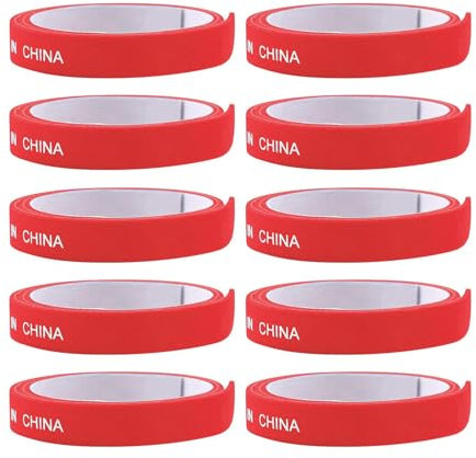 Tischtennis -Paddel -Seitenband, Tischtennis Seitenband - 10x Pings Pong Edge Tape | Paddle Head Edge Guard | Schockresistente Freizeitsportzubehör für Wettbewerbe - klebrige Klebstoffsportausrüstunge