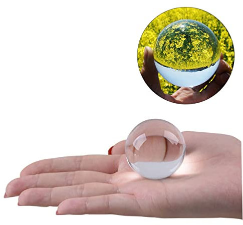 NOLITOY Palla Trasparente per Fotografia e Decorazione per Meditazione e Feng Shui Accessorio per Ufficio e Casa