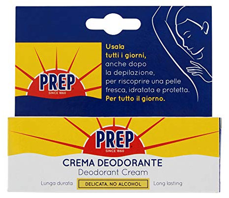 Deodorant cream in the tube