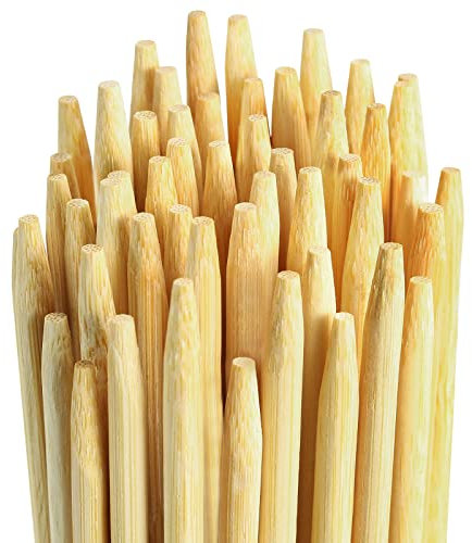 120 PCS Marshmallow Roasting Sticks 90CM 5mm Thick, 36 Inch Extra Long Heavy Duty Bamboo Smores Skewers, Wooden Barbecue Forks Roaster for Hot Dog Kebab Sausage Campfire Fire Pit Camping Cooking Party