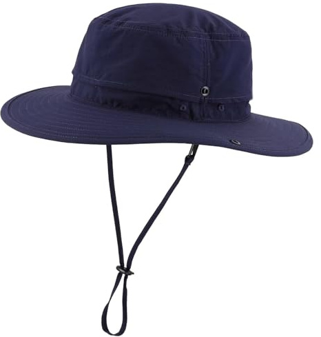 Sombrero Sol Hombre Sombrero de Pesca Protección UV Safari ala Ancha Bucket Hat Malla Transpirable Impermeable Ligero Verano Plegable Boonie