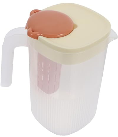 CONGARTENO Large Capacity Food Grade Water Pitcher with Lid and Spout Safe Cold Drink Container for Iced Tea Lemonade and Fridge Door Use Bpa Beverage Jug