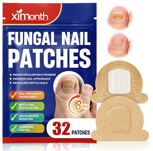 32 Pezzi Cerotti Progettato Ispessire L'Unghia, Cerotti Per Unghie, Cura Delle Unghie, Nutrire Idratare, Rafforzare E Migliorare L'Aspetto Nail Delle, Per Nail Di Mani E Piedi