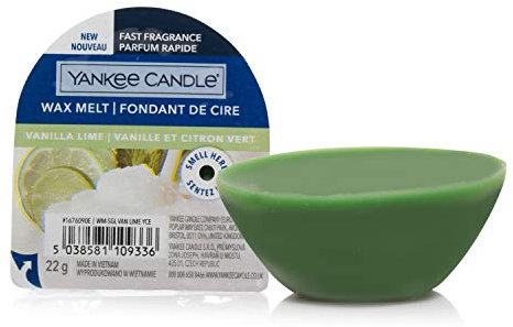 Yankee Candle cialde Wax Melt | Vanilla Lime | Durata della fragranza: fino a 8 ore | 1 pezzo