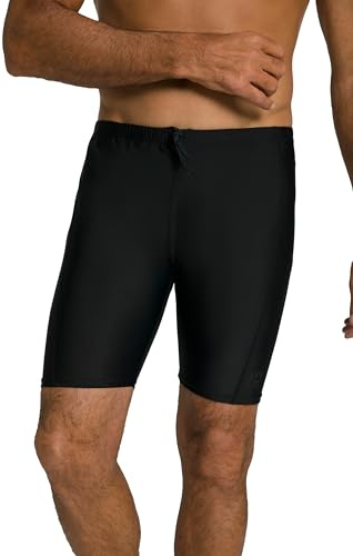 JP 1880 Herren Badepants, Beachwear, Elastikbund Badehose, schwarz, 6XL