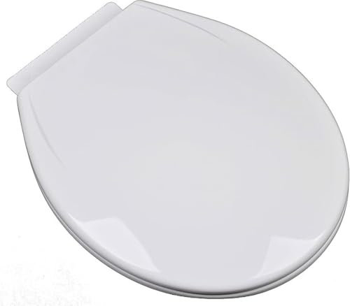 Soft Close Toilet Seat Quick Release Standard Size Loo Seat Oval PP Easy Installation & Easy Cleaning
