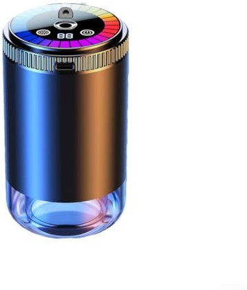 Feegow Smart bildiffusor: 5 nivåer av doftjusterbar, stjärnklar toppdesign, USB-laddningsbar aromspridare för bil hemmakontor svart