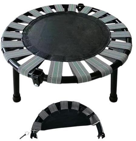 pequeño trampolín de Fitness: Saltador de Ejercicio Plegable, reboteador
