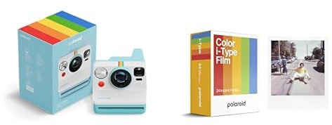 Polaroid Now Generation 3 - Arctic Blue + Colour Film Bundle (24 Photos)