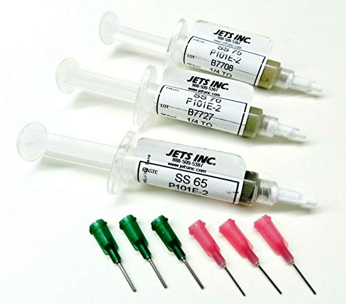 JTS Silver Solder Paste Soft, Medium & Hard 1/4 Toz. Soldering Paste Made in USA