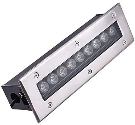 GUODDM Faretto Incasso LED da Esterno - Faretti Ad Incasso Giardino, Faretto da Terra da Incasso Rettangolare Lampada da Terra da Giardino A Luce Sotterranea Illuminazione A Percorso Impermeabile