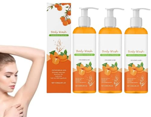 Gel De Baño, Gel Para Eliminar El Olor Corporal Femenino, Loción Limpiadora Para La Piel, Aroma Fresco, Elimina Los Olores Fuertes, Eliminador Del Olor Corporal De Las Axilas (3pcs)
