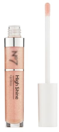 Nō7 | High Shine Lip Gloss - Sparkling Rose | Lightweight Lip Gloss That Smoothes & Blurs Skin for an Instant Airbrushed Effect | 8mL[Broken Seal]
