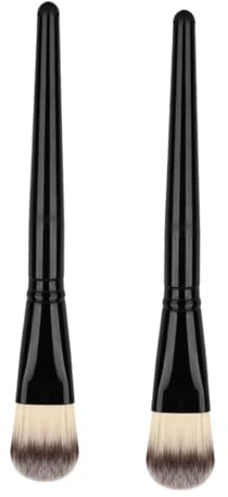 VILLCASE Pennello Applicatore per Maschera Viso in Nylon, Set 2 Pezzi, Setole Resistenti e Ampia Copertura, per Maschere Fai da Te