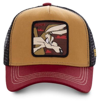 Capslab Wile E. Coyote Looney Tunes Braun Verstellbare Truckercap - One-Size