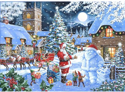 The House of Puzzles - No.14 - Seeing Double Jigsaw - 500 Piece Jigsaws For Adults, Artist Illustrated, Scenic Landscape, Deluxe Puzzle Gifts