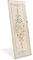 Loberon Deko-Paneel Corsy, romantische & detailreiche Ornamente, handgearbeiteter Shabby-Chic, Wanddekoration, Fiberglas, antikweiß