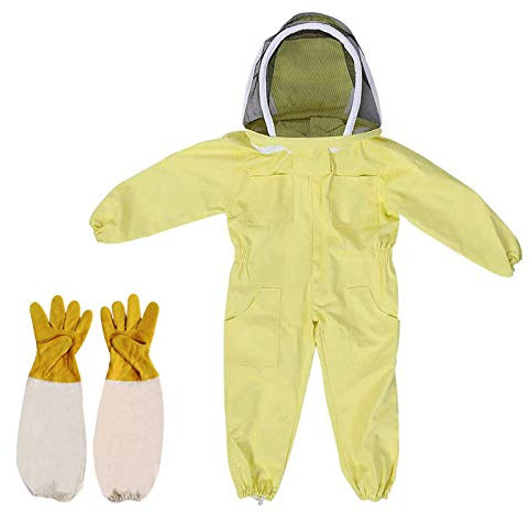 RXYNLL Combinaison Apiculteur Combinaison pour abeilles Combinaison Apiculteur Professionnel Combinaison Apiculteur Enfants Vêtements pour Apiculture Parent-Fils - Fournitures pour Apiculture Gants