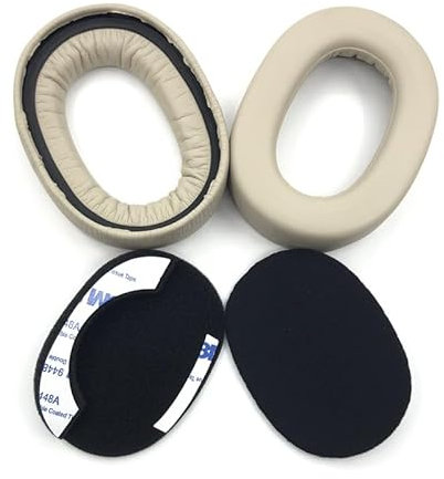 1 par de Almohadillas de Repuesto para Jabra Elite 85H Auriculares, Almohadillas de Esponja para Auriculares, Accesorios de Reparación de Auriculares para Elite 85H (Oro)