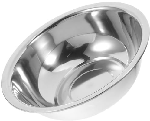 YARNOW Lavabo de Acero Inoxidable para Pies Diseño Resistente y Fácil de Limpiar, Cubeta para Baño y Remojo, Tamaño 32cm, Uso Hogar