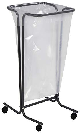 ROSSIGNOL tubag Support Sac Poubelle 110l sur roulettes en acier disponibles en 4 couleurs Mangangrau