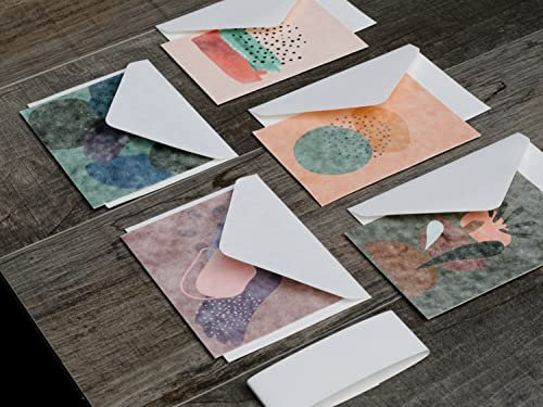 skaard Design Postkartenset, 5er Pack + Umschläge, Abstract, Recyclingpapier