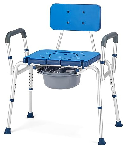 GreenChief Chaise de Douche bariatrique Robuste de 317,5 kg avec siège Extra Large, Grand siège de Douche avec poignées pour Douche intérieure pour Personnes âgées handicapées obésité (Extra