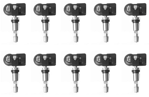 Rheross 10 Sensor MX Programable 315 MHz + 433 MHz Universal 2 en 1 de Control de PresióN de NeumáTicos TPMS Tool-Program para