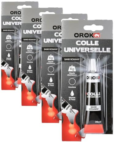 OROK - Colles universelles - Colle universelle 30ml, colle universelle liquide 30ml - En tube de 30ml -Incolore - Convient à tous types de bricolages ou réparations. Collage puissant,résiste à l'eau