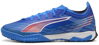 PUMA Tenis de fútbol Unisex 6 Match TT, Color Azul y Blanco, Rojo Brillante, Talla 5 de Reino Unido, Ultra Blue Puma White Glowing Red, 38 EU