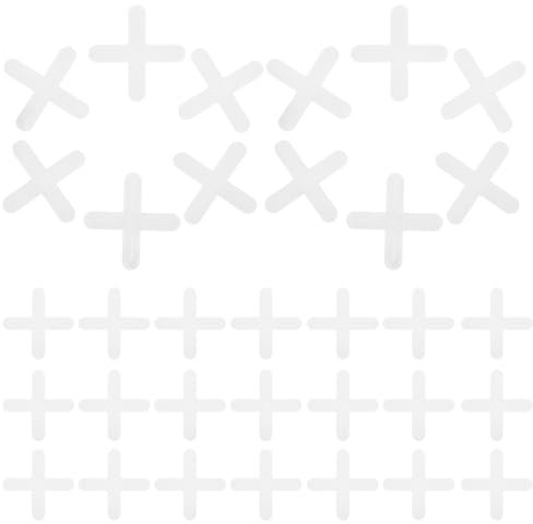 jojofuny Lot de 1 000 Clips pour Système de Nivellement de Carrelage Entretoises pour Carrelage en Céramique de 4 Mm pour Installation