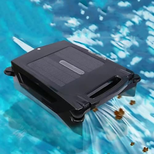 RoyceBee Limpiador de Skimmer Solar RobóTico para Piscinas, Limpiador Solar AutomáTico InaláMbrico con Dos Modos de Carga, Limpieza 24/7 para Todo Tipo de Piscinas y Inteligente