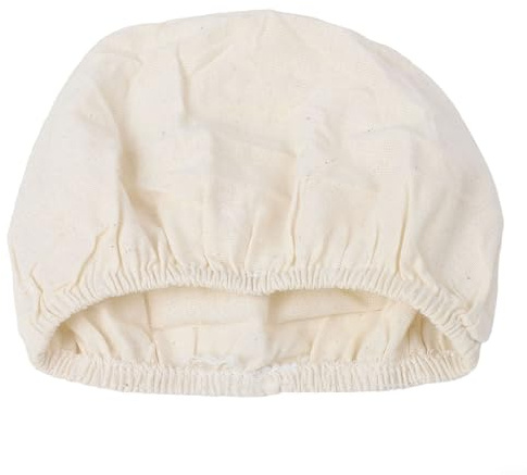 Yuanpgky Cesta de fermentación de pan de algodón y lino, redonda, ovalada, con forro de ratán, herramientas para hornear masa para el hogar, cocina (17 x 12 x 8 cm)