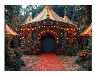 Luminiscencia Pintar por Numeros Adultos Carpa Kit Pintura Manualidades Adultos con Lienzos para Pintar 40 x 55 CM Luminiscencia Pintura Acrilica, Paisaje Cuadros Decoracion Salon Modernos GYYH-0375