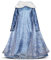 FYMNSI Mädchen Prinzessin Kostüm Kinder Halloween Cosplay Prinzessinenkleid Karneval Fasching Verkleidung Eisprinzessin Weihnachten Partykleid Geburtstagskleid Winter Blau 3-4 Jahre