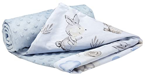 Medi Partners Babyfilt Nyföddfilt - Gosig Filt Gåva 75x100cm För Småbarnsflickor Lekmatta Spjälsäng Barnvagn 100% Bomull