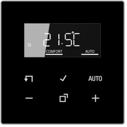 Thermostat mit Standarddisplay LS schwarz (Referenz: Jung TRDLS1790SW)