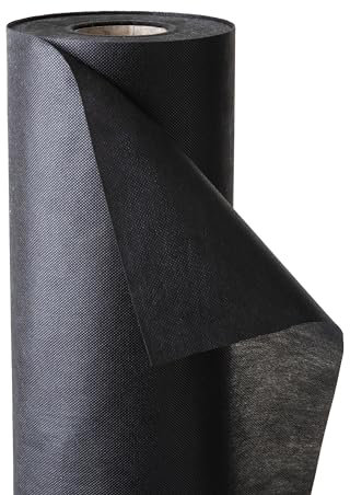EraGreen Premium ogräsfleece 1,2 m x 55 m – markväv 50 g/m² vattentät och UV-stabil – mulchfolie, ogräsfolie perfekt för trädgård och växthus, ogräsflies